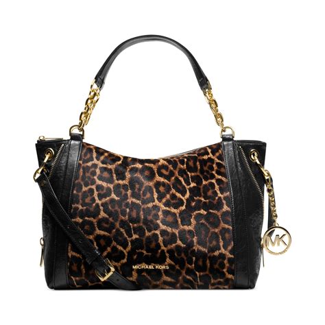 michael kors red animal print bag|Michael Kors cheetah print purse.